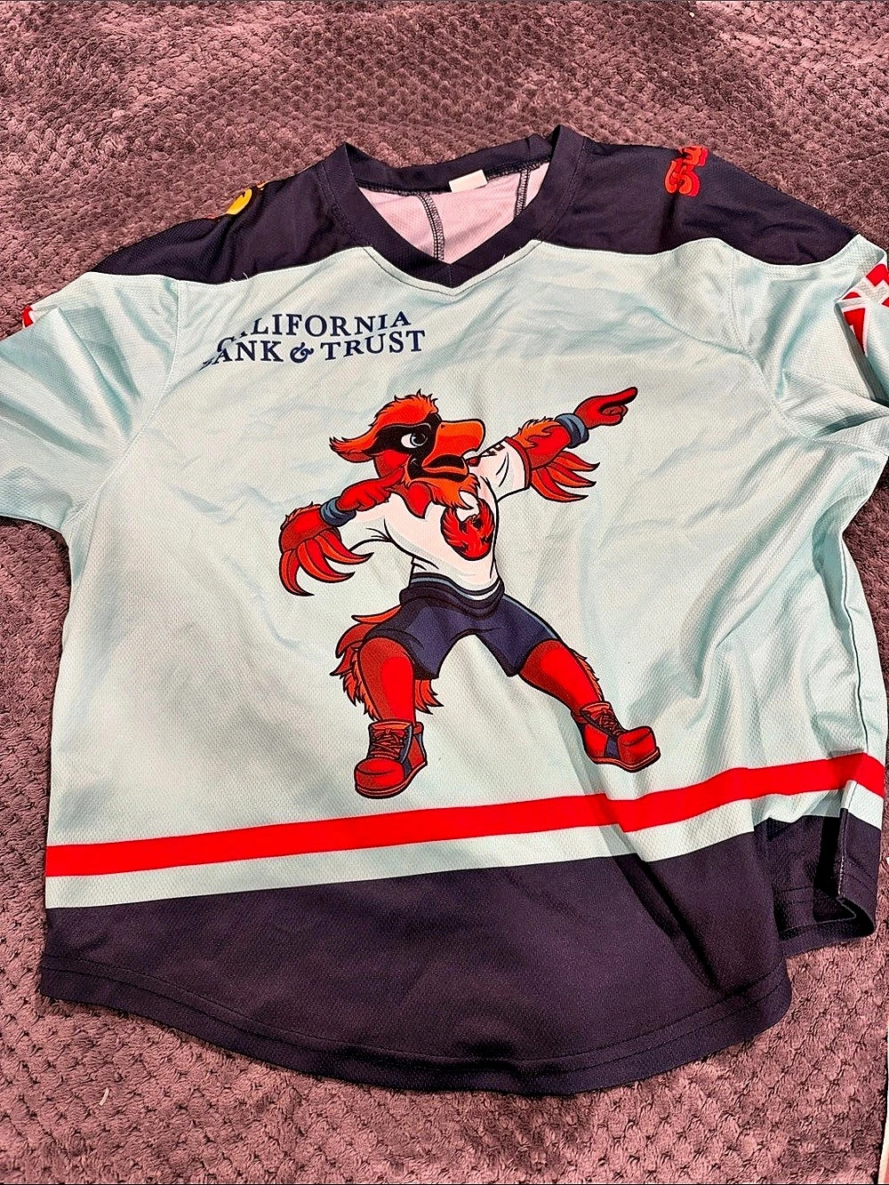 Success Fuego 22 Hockey Jersey Blue & Red Size Large Like New